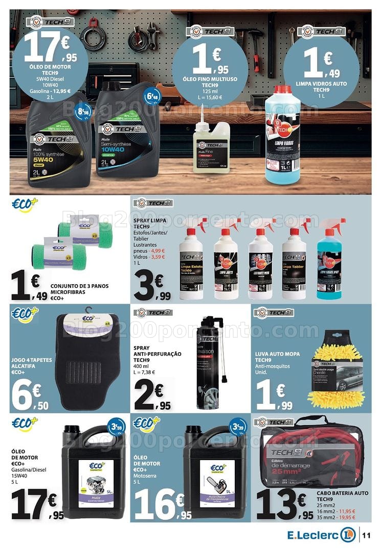 Antevisão Folheto E-LECLERC Bazar Outono Promoções de 24 setembro a 7 outubro